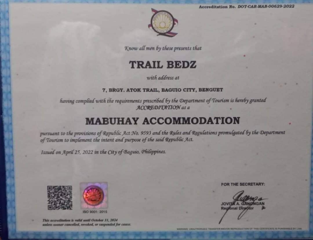 Trail Bedz Homestay Baguio City Eksteriør bilde